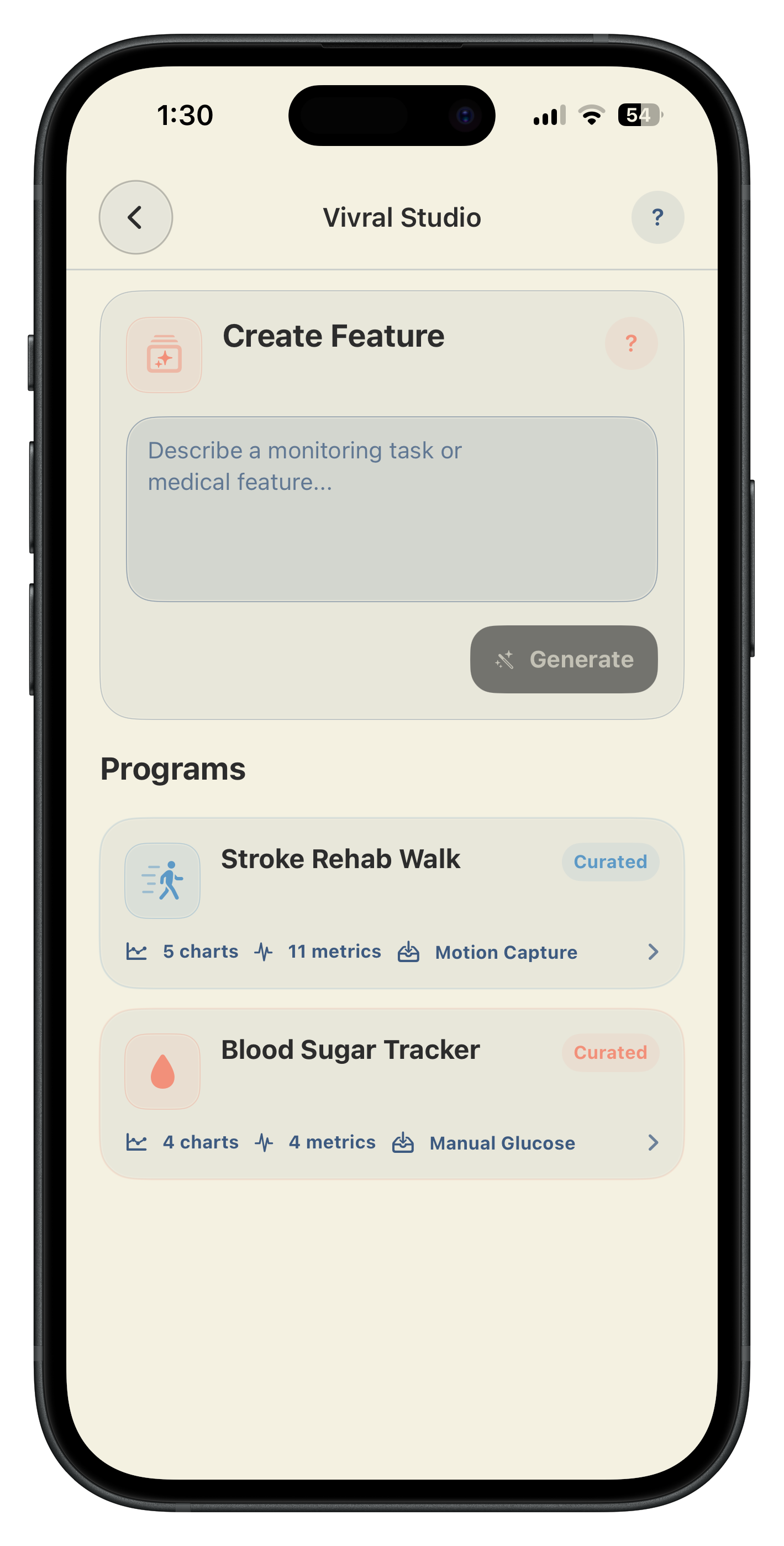 Vivral Studio curated wellness programs
